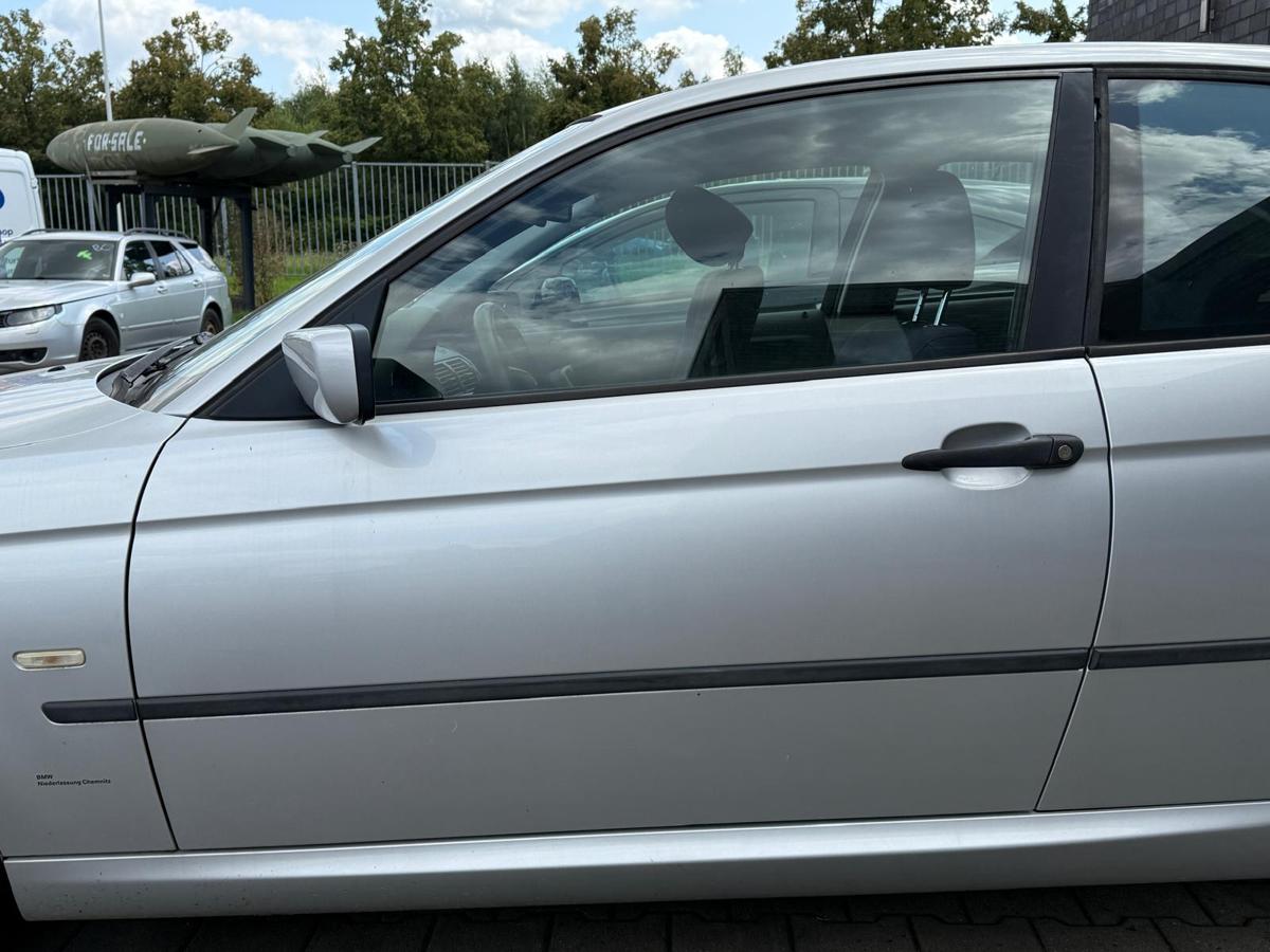 BMW E46 Compact original Tür links 354 Titansilber Metallic Rohbau BJ03